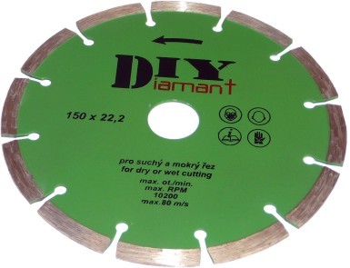 Diamantový kotouč segmentový DIY 115 mm